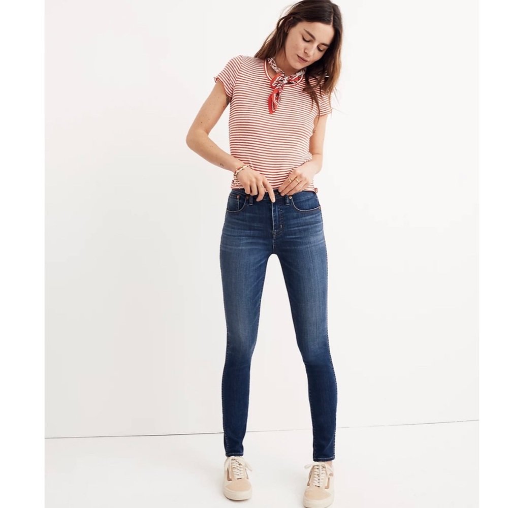 Madewell High-Rise Skinny Jeans in Danny Wash Size 28
